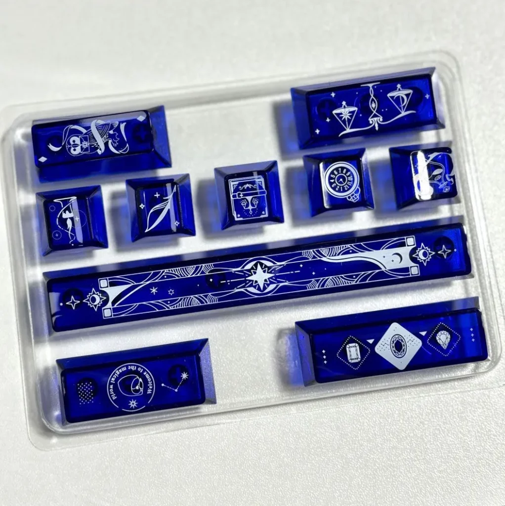 transparent-daily-magic-supplement-keycap-set-blue