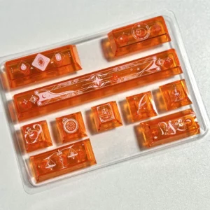 transparent-daily-magic-supplement-keycap-set-orange