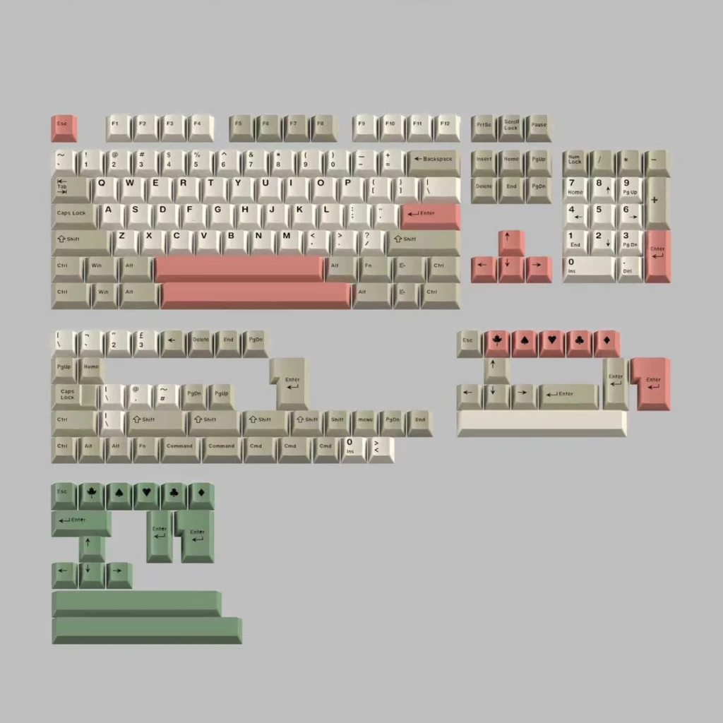Two-Color 9009 OEM Keycap Set