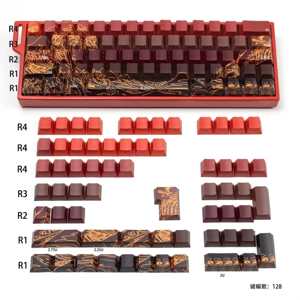 ukiyo-e-series-oem-keycap-set-red