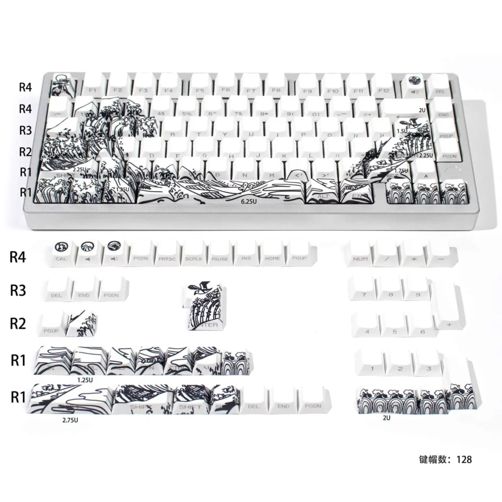 ukiyo-e-series-oem-keycap-set-white