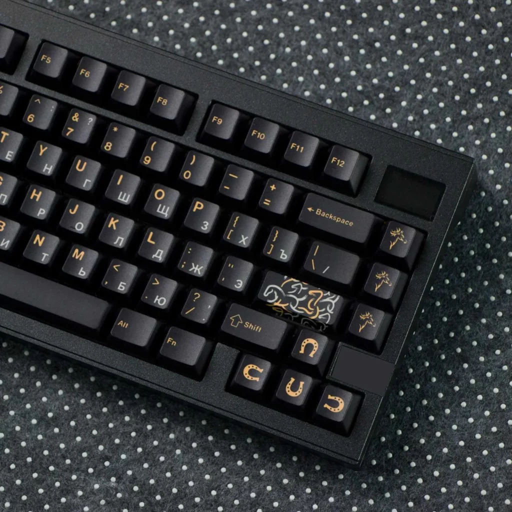 vansyblack-horse-oem-minimal-keycap-set-side