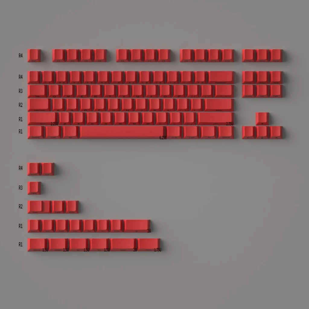 vibrant-stylish-oem-keycap-set-red