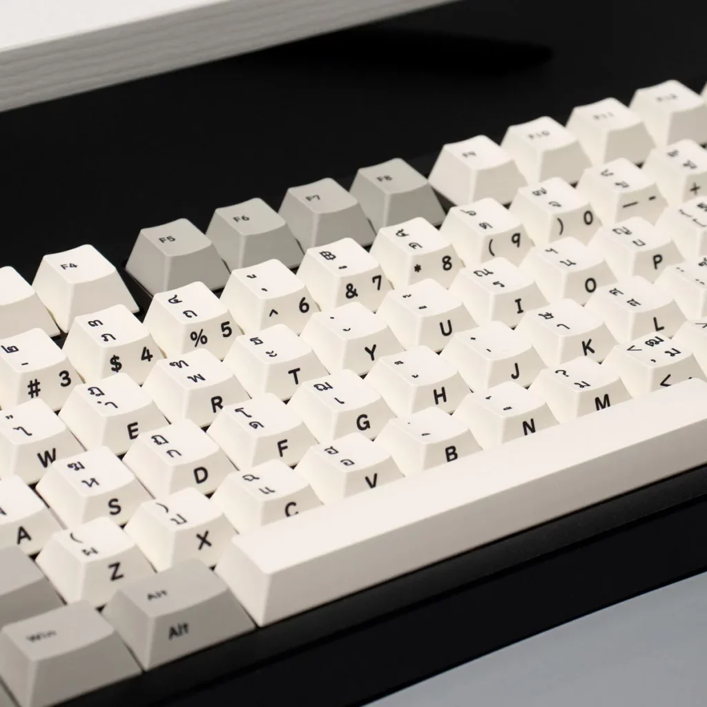 vintage-multilanguage-oem-minimal-keycap-set-front