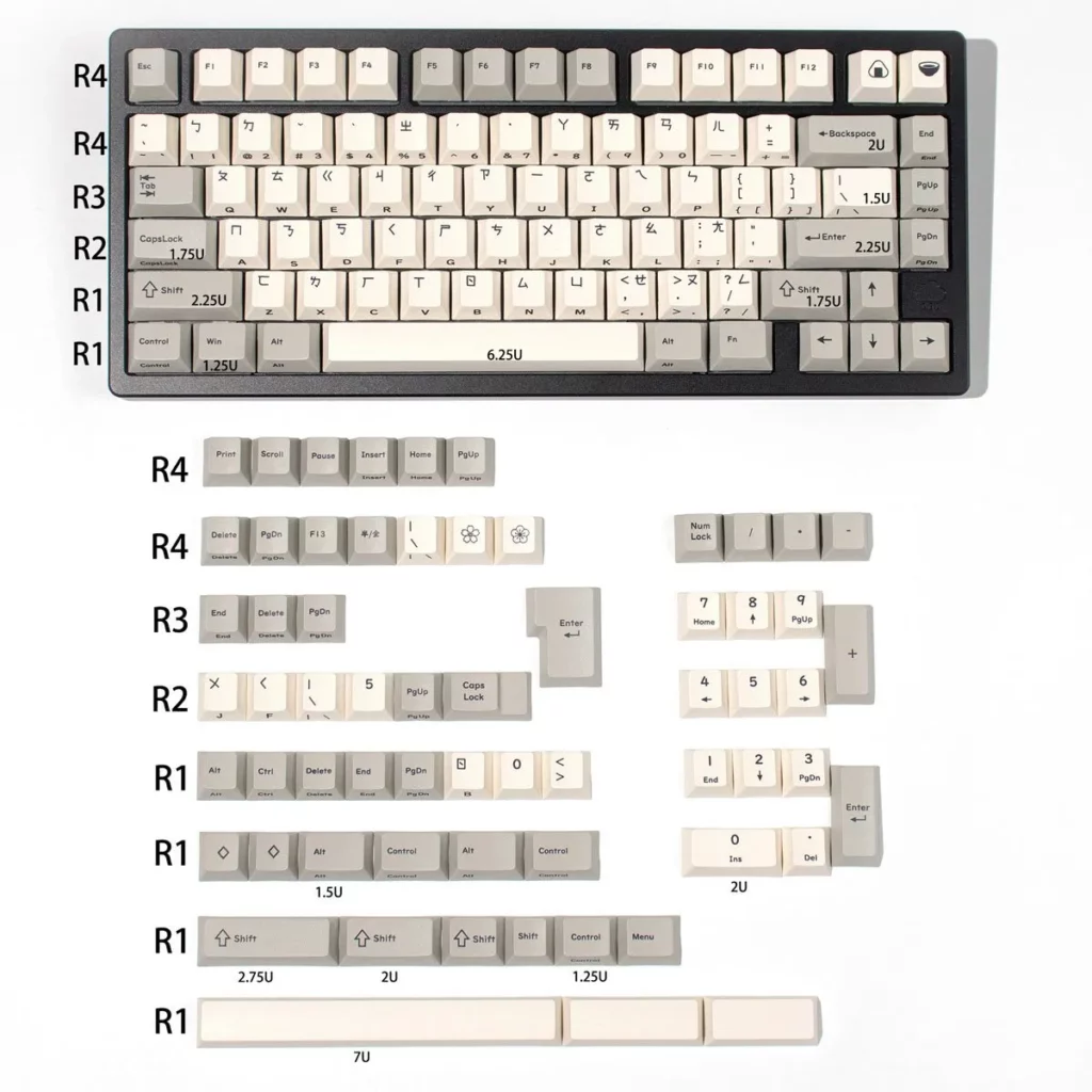 vintage-multilanguage-oem-minimal-keycap-set-taiwan