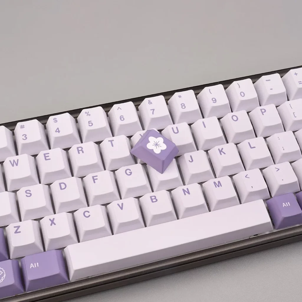 violet-rabbit-oem-keycap-set-front