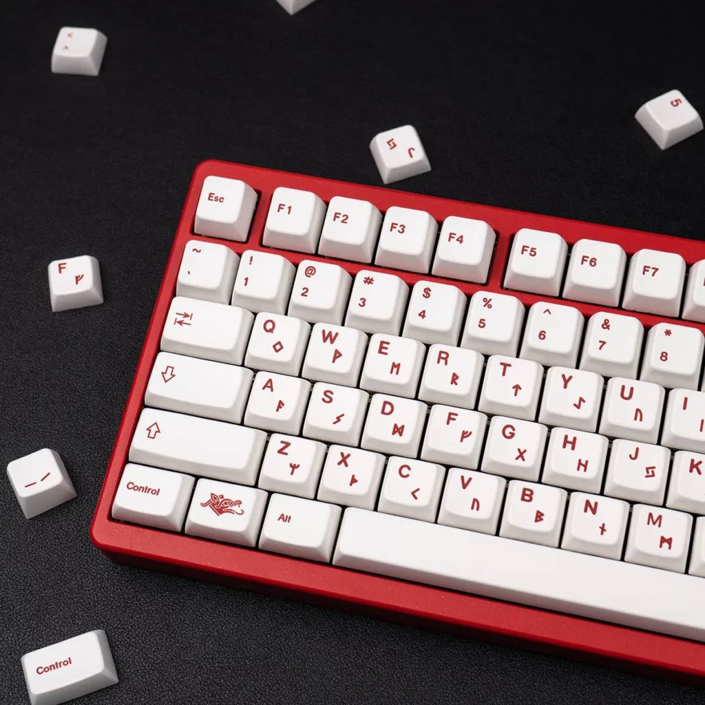 white-blood-ritual-mda-keycap-set-front