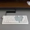 white-translucent-oem-keycap-set-front