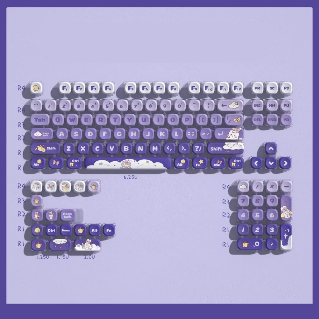 angelic-purple-rabbit-oem-keycap-set-pure