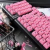 black-pink-graffiti-koa-keycap-set-side3