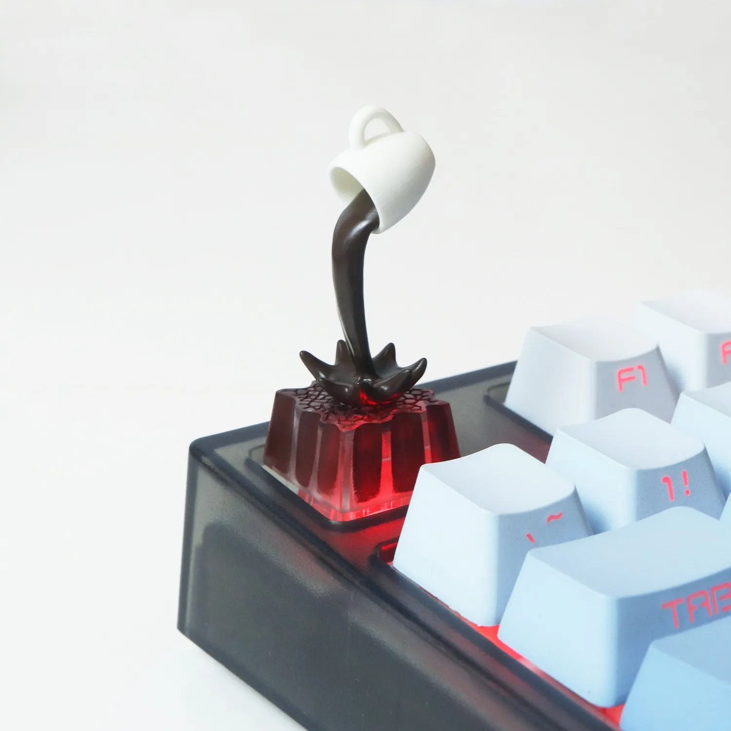 flowing-coffee-keycap-cover