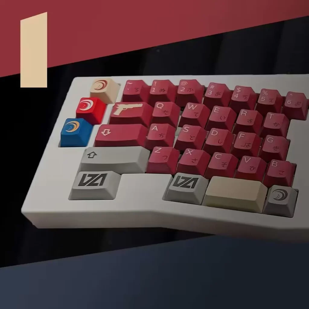 lycoris-recoil-characters-oem-keycap-set-front