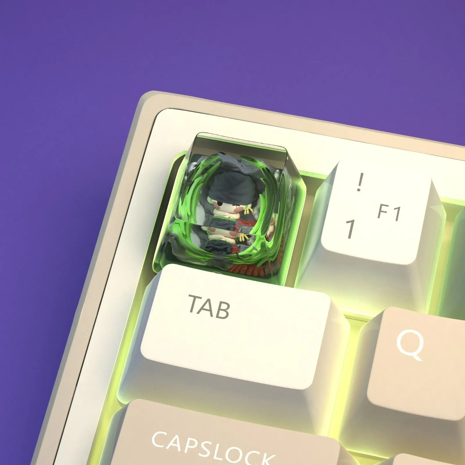 one-piece-roronoa-zoro-transparent-keycap-side2