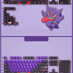 black-purple-gengar-oem-keycap-set-bundle