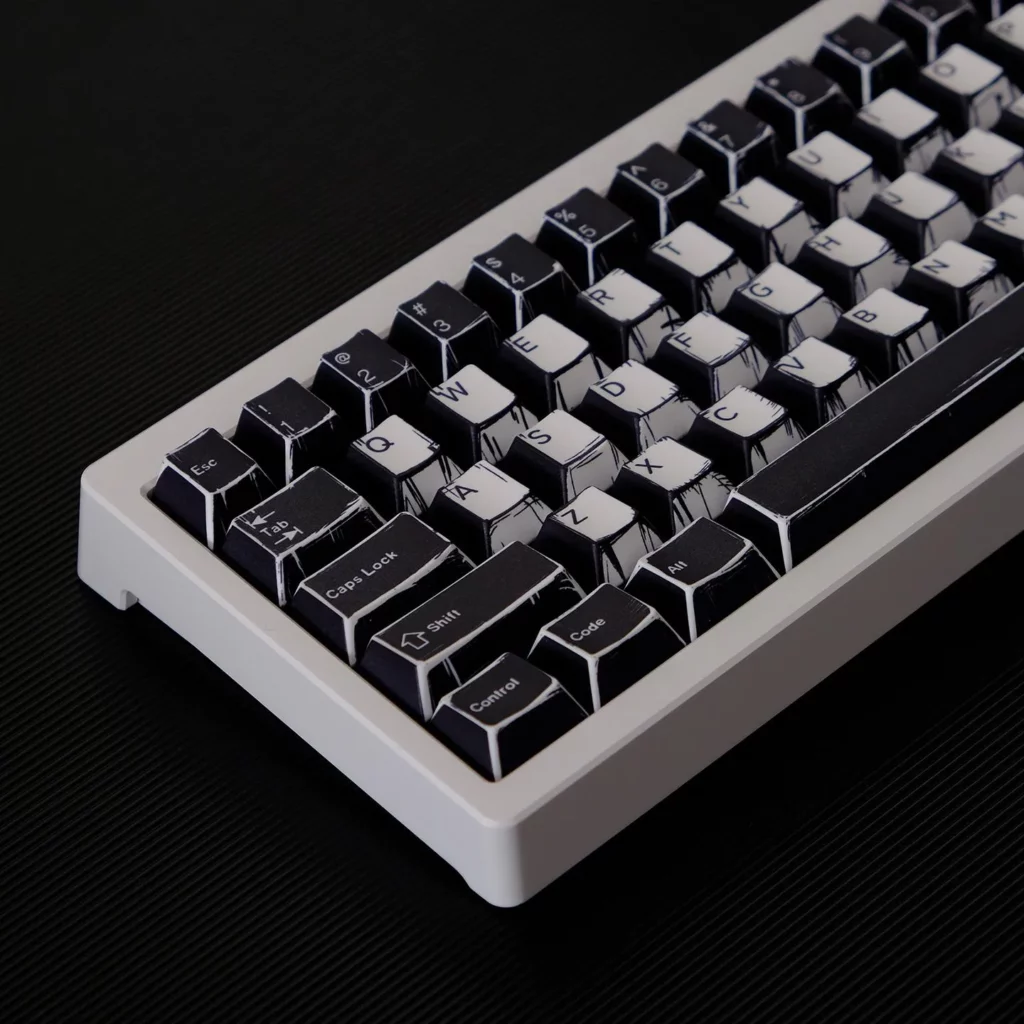 black-white-comics-oem-keycap-set-side3