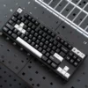 black-white-series-oem-keycap-set-side