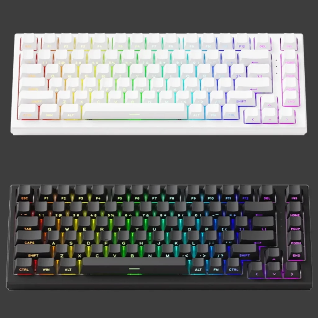 black-white-tac75he-minimal-mechanical-keyboard-cover