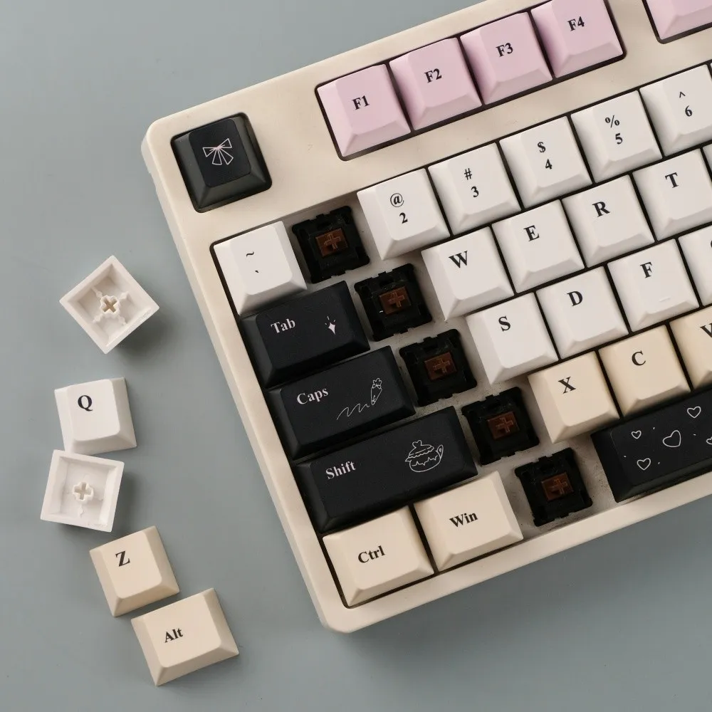 cream-oem-keycap-set-side