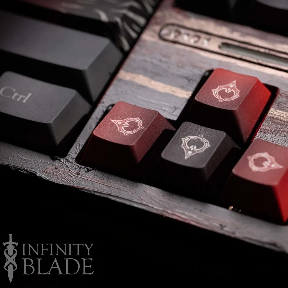 infinity-blade-themed-oem-keycap-set-front