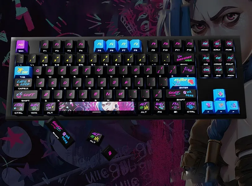 leagueof-legends-arcane-jinx-oem-keycapset-cover