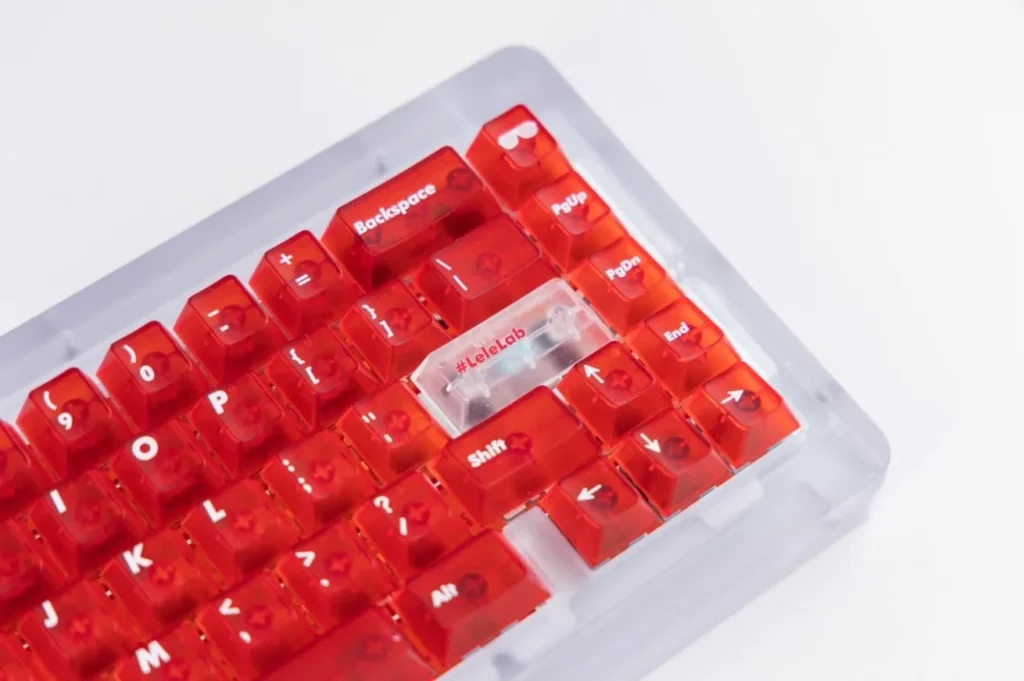 lelelab-supsup-red-transparent-keycap-set-right