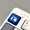 luckin-coffee-logo-low-shaft-keycap-side
