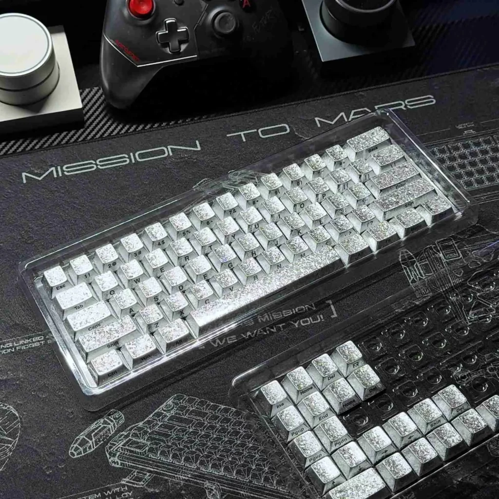 mystical-crystal-series-oem-minimal-keycapset-silver