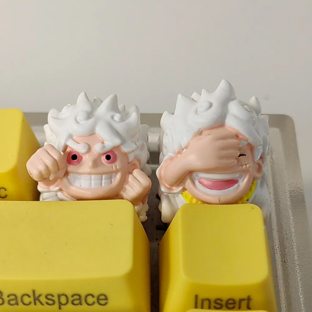 one-piece-nika-monkey-dluffy-keycaps-cover