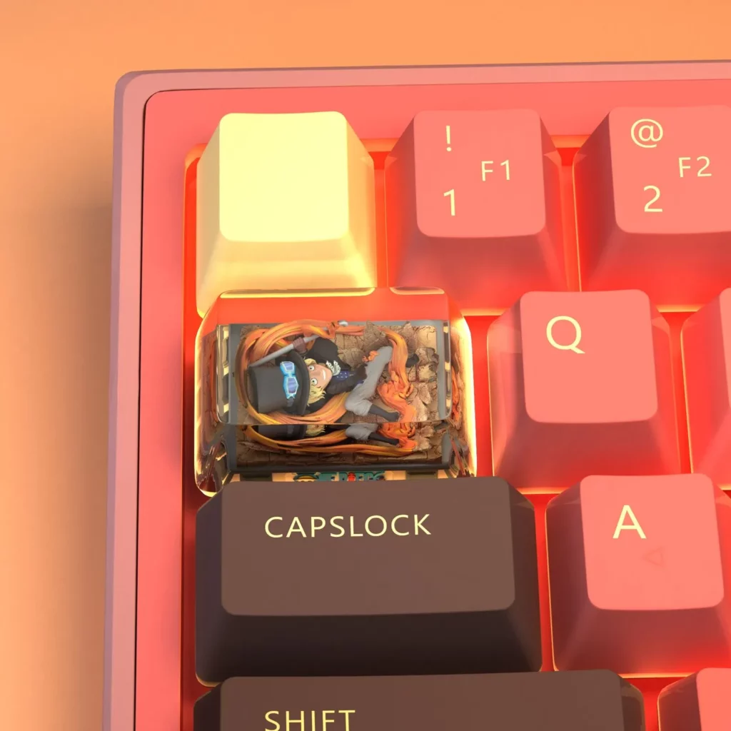 onepiece-sabo-backspace-key-transparent-keycap-cover
