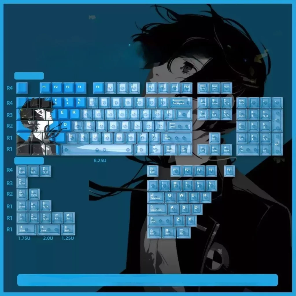 persona-3-makoto-yuki-oem-keycapset-full