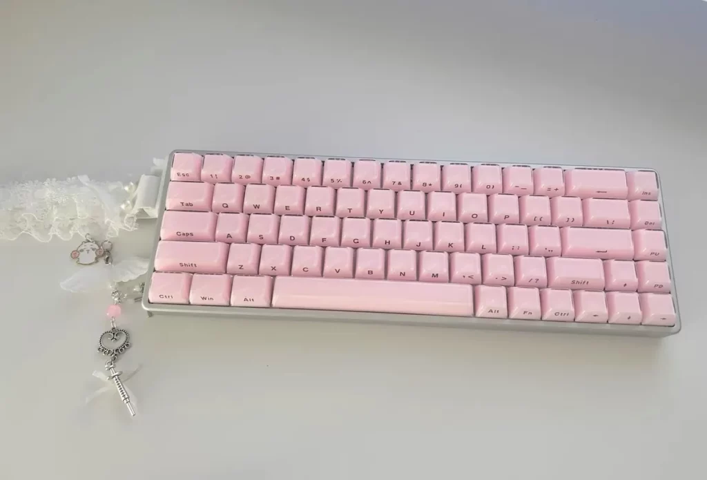 pink-crystal-jelly-oem-minimal-keycapset-cover