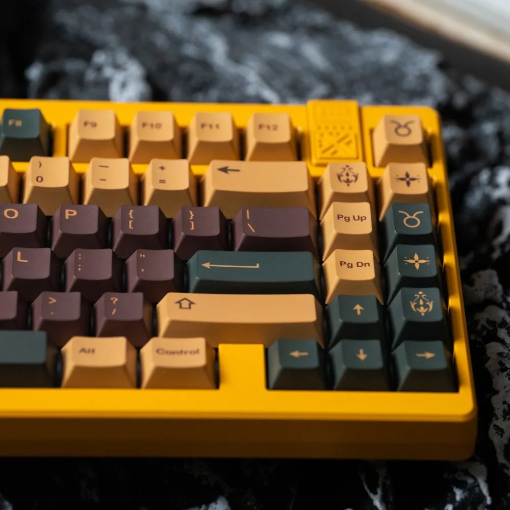 taurus-van-gogh-yellow-oem-keycapset-front