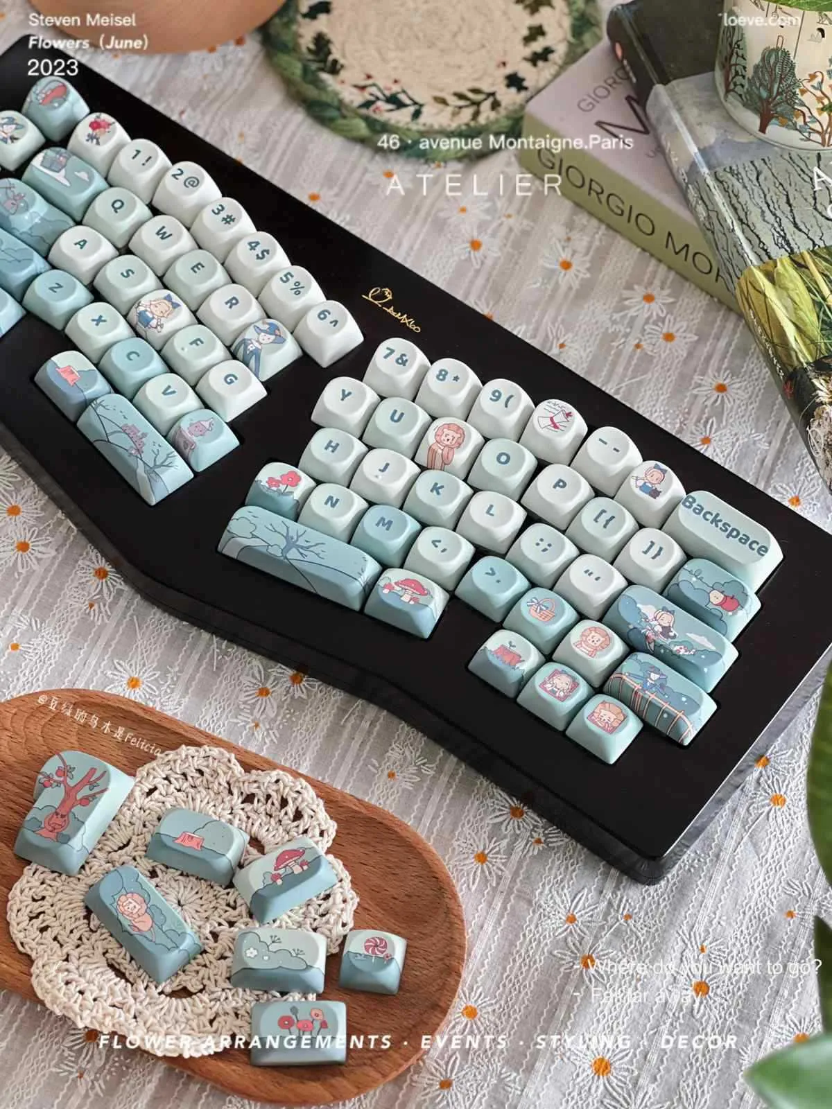 the-wonderful-wizardofoz-green-so-keycapset-side