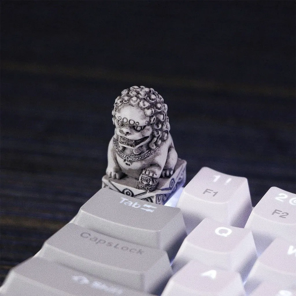traditional-chinese-stone-lion-keycaps-cover