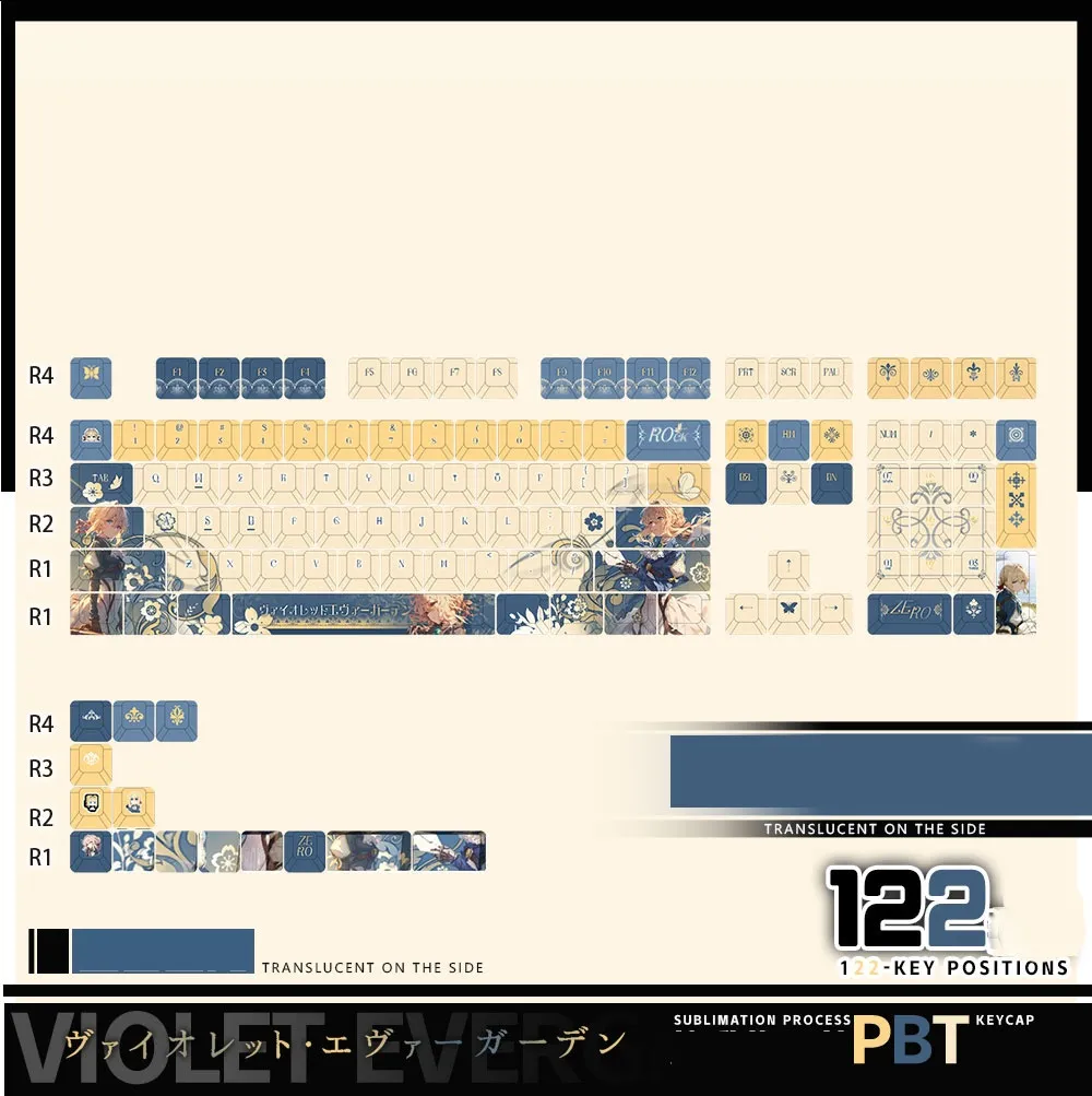 violet-evergarden-violet-oem-keycap-set-side