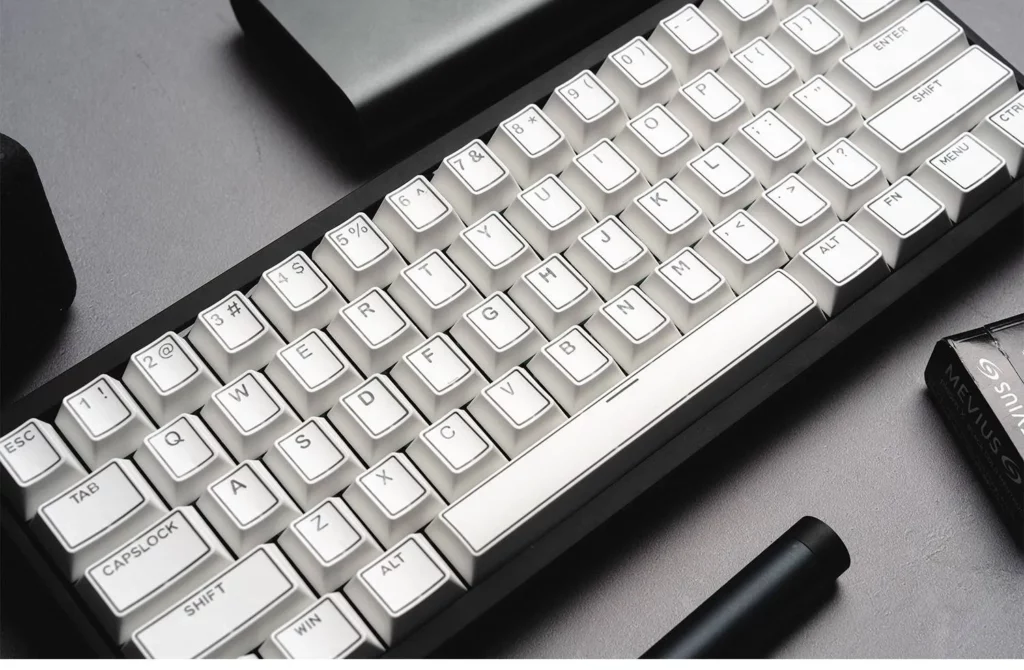 White Prism OEM Minimal Keycap Set - Image 3