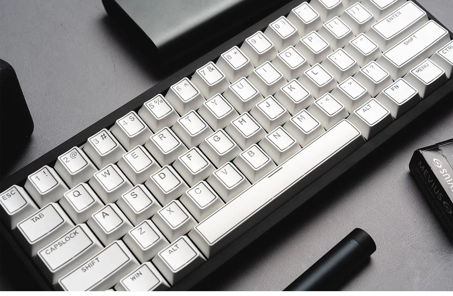 White Prism OEM Minimal Keycap Set - Image 3