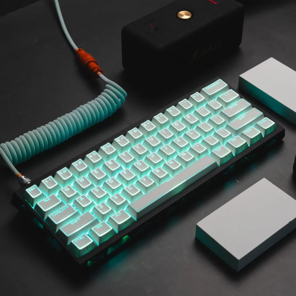 White Prism OEM Minimal Keycap Set - Image 4