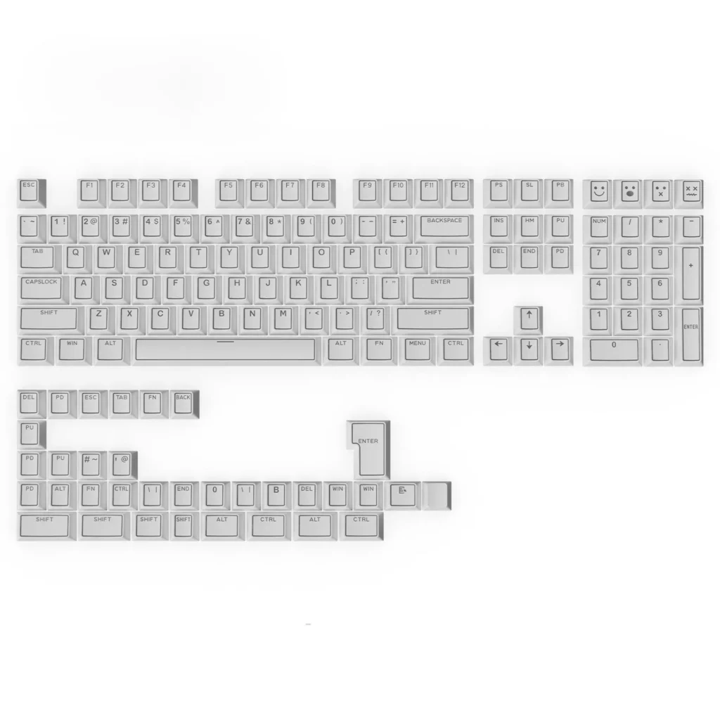 White Prism OEM Minimal Keycap Set - Image 5