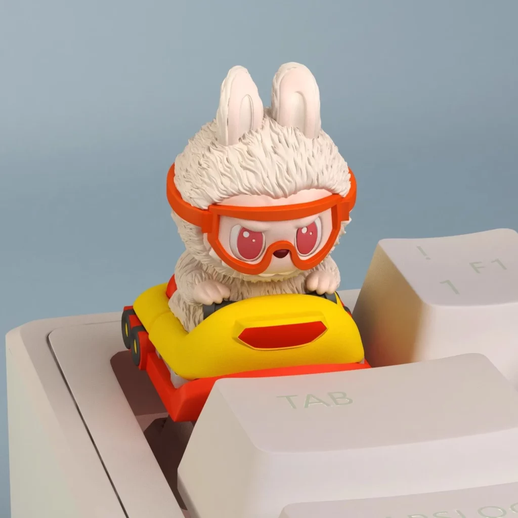 labubu-yellow-car-keycap-cover