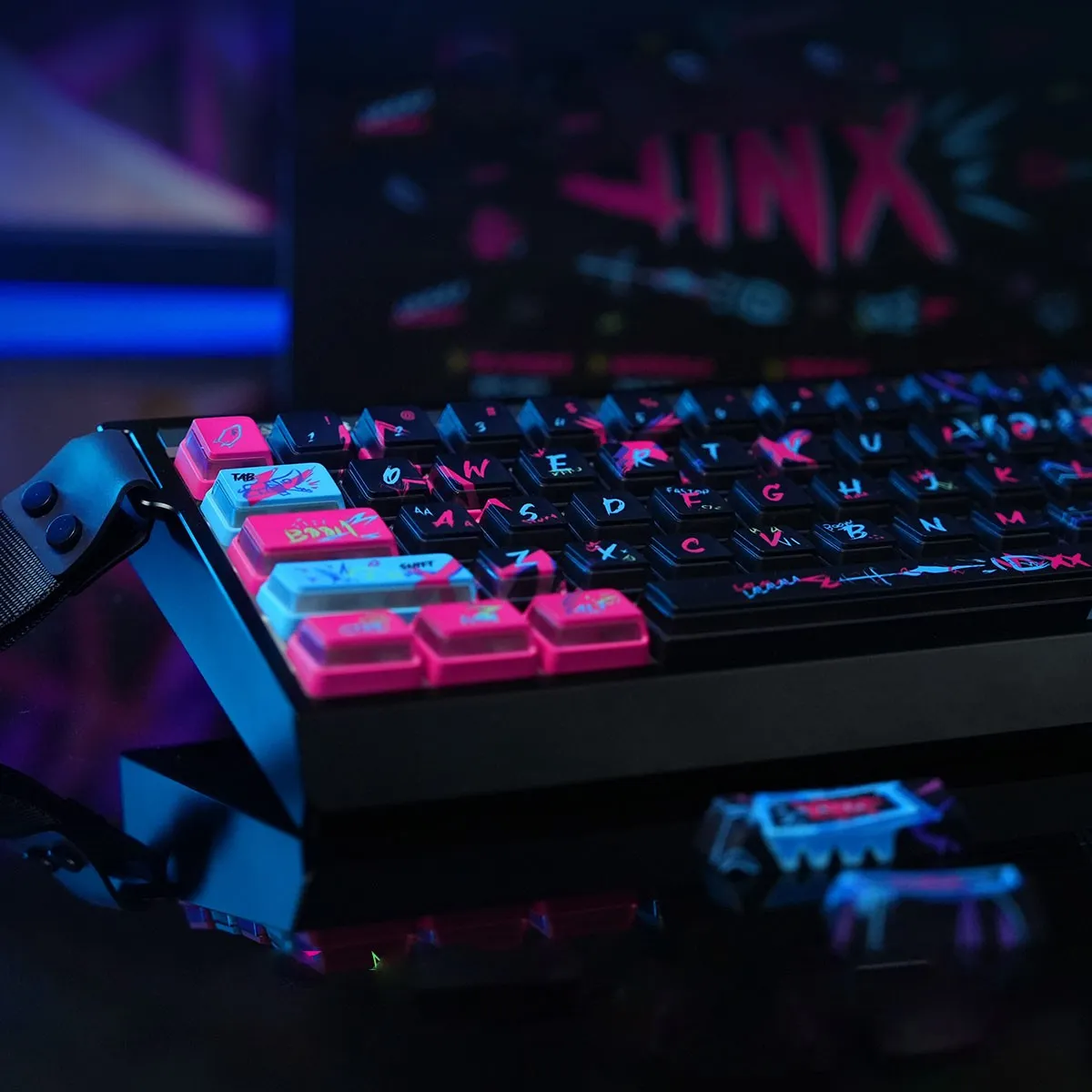 league-of-legends-arcane-jinx-keycapset-side