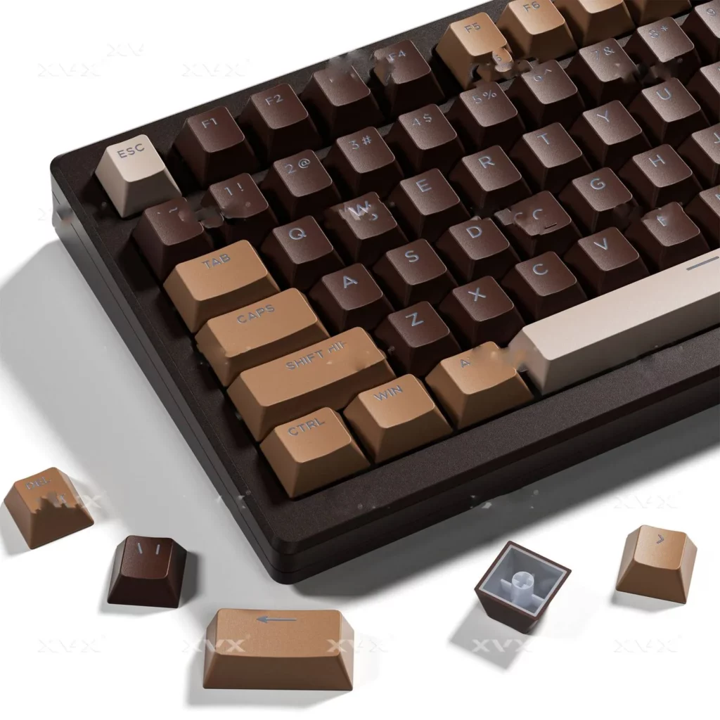 mocha-mousse-oem-keycap-set-side