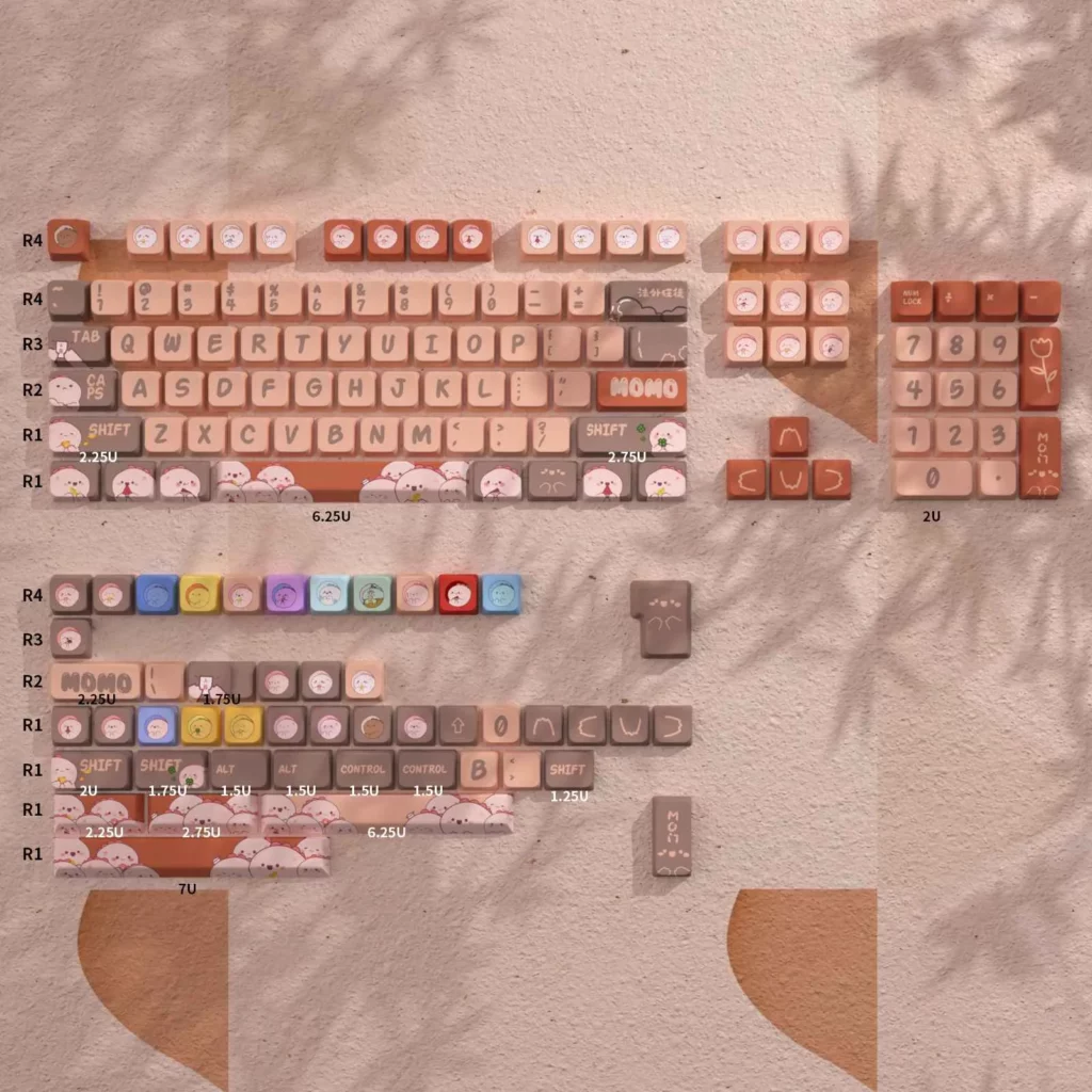 momo-series-keycap-set-brownmda