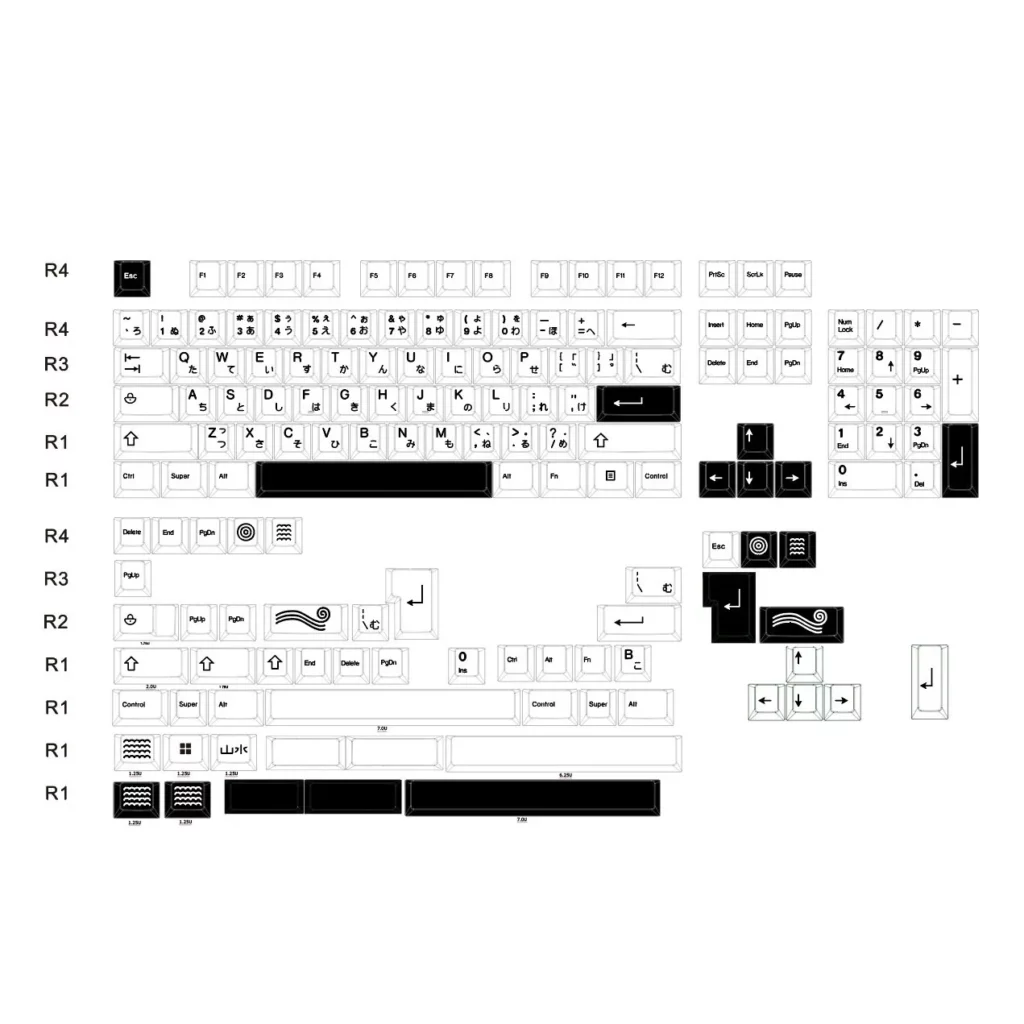 mountain-water-themed-oem-keycap-set-black