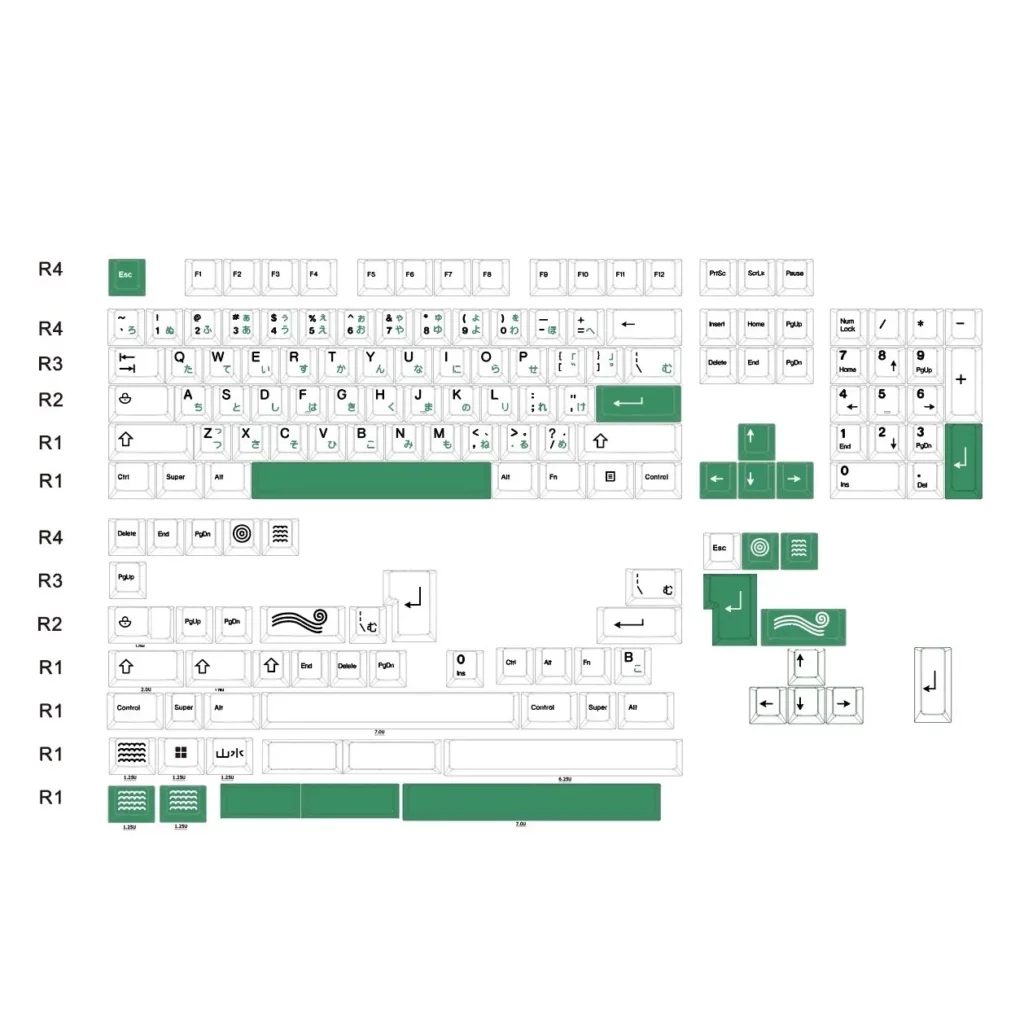 mountain-water-themed-oem-keycap-set-green