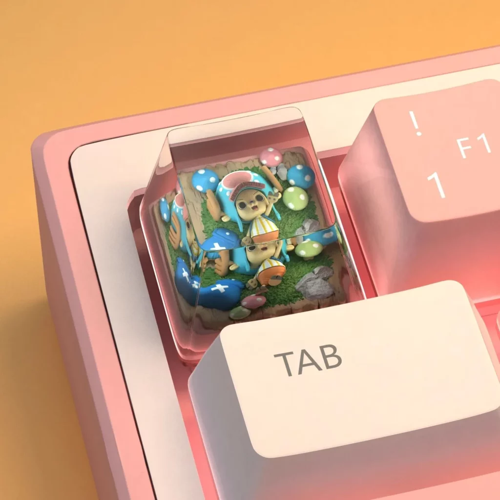 one-piece-tony-tony-chopper-keycap-side