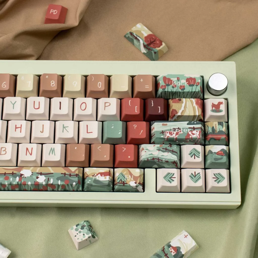 pastoral-landscape-oem-keycap-set-front