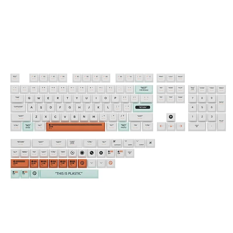 plastic-themed-xda-keycap-set-white