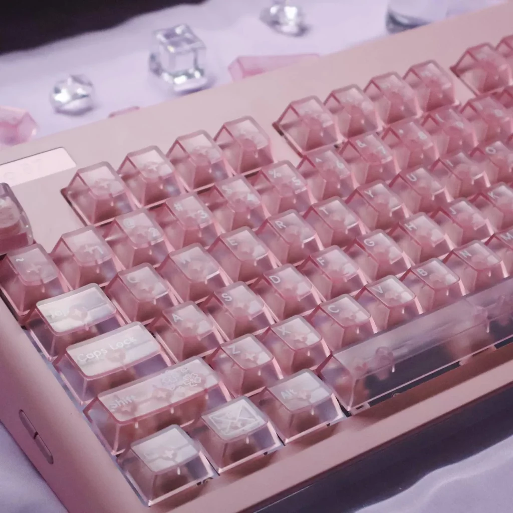 sakura-letterhead-oem-minimal-keycap-set-side