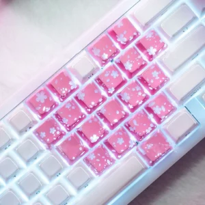 sakura-supplement-keycap-set-pink